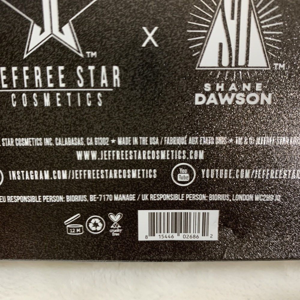 Jeffree Star Cosmetics x Shane Dawson Mini Controversy Eyeshadow Palette New NIB - Picture 9 of 12